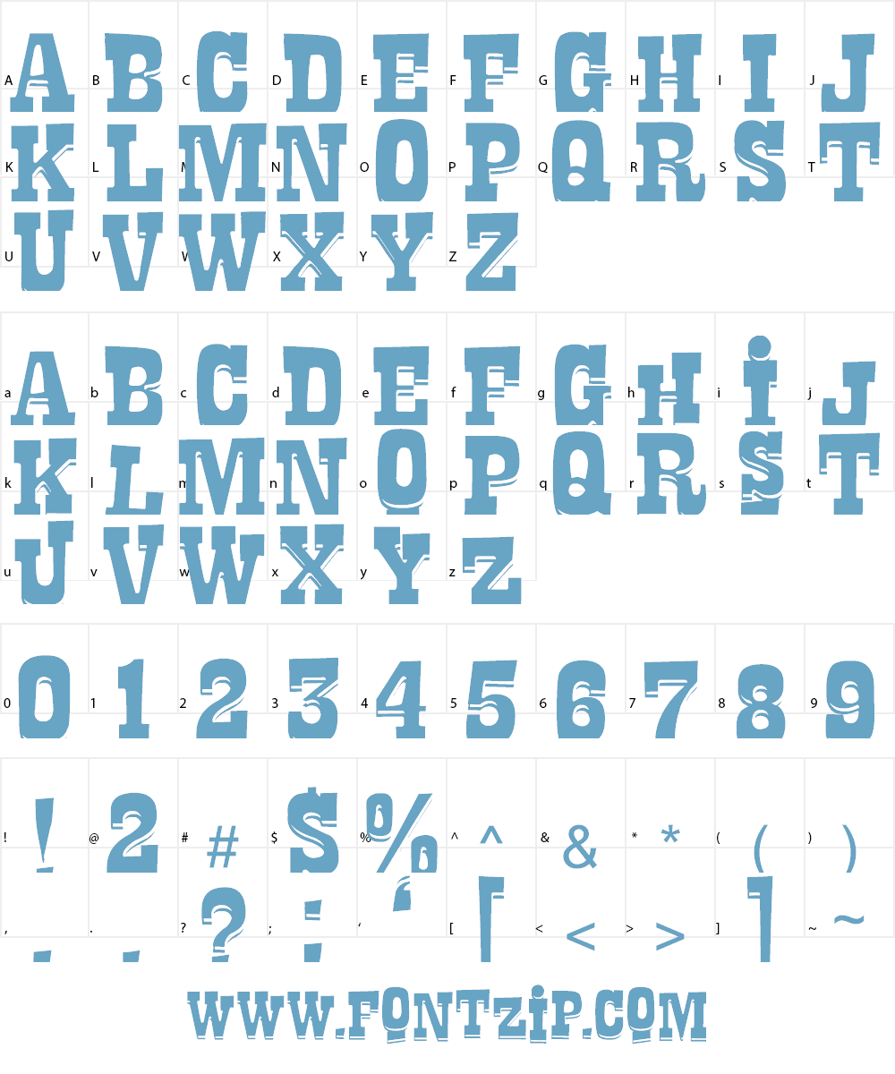 La Tequila Font Character